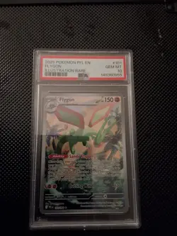 Flygon #101 Illustration Rare 2025 Phantasmal Flames Pokemon PSA 10 - Image 1