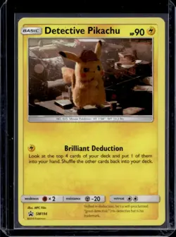2016-19 Pokemon SM Black Star Promos Detective Pikachu #SM194 - Image 1