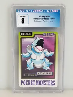 Nidoqueen Bandai Carddass 1997 Pokemon Part 3 031 CGC Grade 8 NM/Mint 4167117251 - Image 1