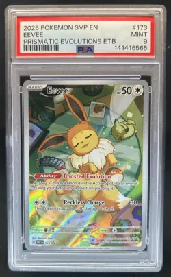 2023-25 Pokemon SV Black Star Promos Eevee #173 PSA 9 - Image 1