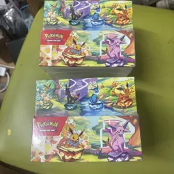 Pokemon TCG Prismatic Evolutions Mini Tin Display Case | 8 Tins / Factory Sealed - Image 2