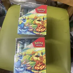 Pokemon TCG Prismatic Evolutions Mini Tin Display Case | 8 Tins / Factory Sealed - Image 3