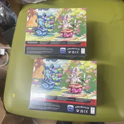 Pokemon TCG Prismatic Evolutions Mini Tin Display Case | 8 Tins / Factory Sealed - Image 4