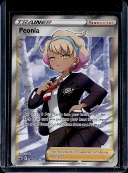 2021 Pokemon SWSH Chilling Reign Peonia Ultra Rare #196/198 - Image 1