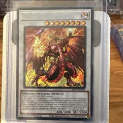 Yu-Gi-Oh! Konami The Crimson King BLZD-EN036 Secret Rare 1st ATK 3000 DEF 2500 - Image 1