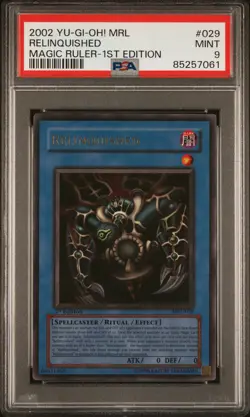 Relinquished MRL-029 1st Edition Ultra Rare Yugioh PSA 9 *061 - Image 1