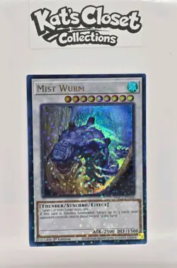 Yu-Gi-Oh! TCG Mist Wurm HAC1-EN166 Ultra Parallel Rare 1st Edition Near Mint - Image 1