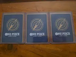 3x English One Piece TCG Luffy Sabo Ace op07 set - Image 2