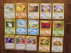 Vintage Pokemon Japanese Cards Lot of 25 - Image 1