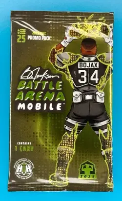 Bo Jackson Battle Arena Mobile 2025 NSCC Cyber Promo Card Pack - Sealed New - Image 1