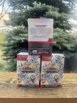 Prismatic Evolutions 3 Factory Sealed Booster Bundles Pokemon Trading Card Game - Image 3