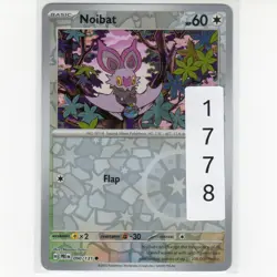 Pokemon TCG Noibat 090/131 SV: Prismatic Evolutions Reverse Holo Card EN-NM 2025 - Image 3