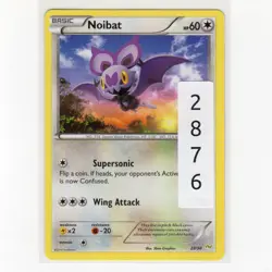 Pokemon TCG Noibat 23/30 XY Trainer Kit Noivern Regular Card EN-MP 2014 - Image 3
