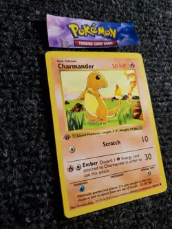 CHARMANDER Pokemon Card - 1st Edition - Base Set - Shadowless - 46/102 NM+ - Image 3