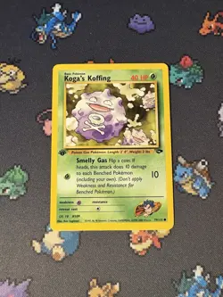 Pokemon Card Koga’s Koffing 79/132 Gym Challenge FIRST EDITION - (NM) - Image 1