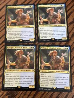 MTG - 4x Radagast, Wizard of Wilds - The Lord of the Rings - NM - Playset Magic - Image 1