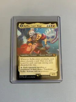MTG: Kefka, Court Mage (Extended Art) [Final Fantasy] Near Mint - Image 1