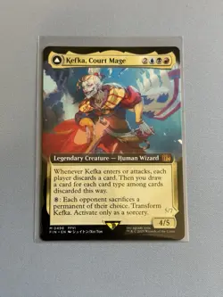 MTG: Kefka, Court Mage (Extended Art) [Final Fantasy] Near Mint - Image 2