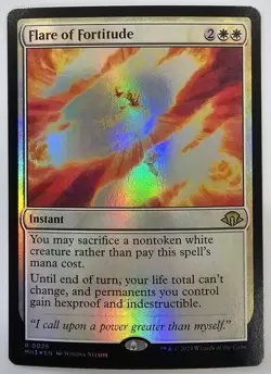 Flare of Fortitude FOIL 26 MTG Modern Horizons 3 (MH3) Rare NM - Image 1
