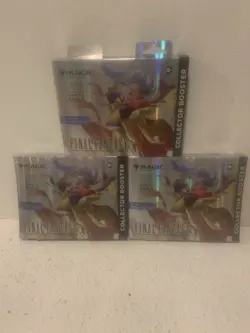 MAGIC THE GATHERING FINAL FANTASY COLLECTOR BOOSTER OMEGA BOX LOT (3) 🔥🔥🔥 - Image 1