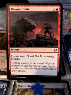 Magic the Gathering MTG Dragon Fodder (#93) Modern Masters 2017 NM - Image 1