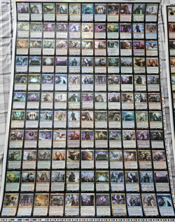 MTG War of the Spark Uncut Foil Rare Mythic Sheet + Gatecrash Foil Common Sheet - Image 2