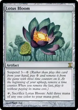 LOTUS BLOOM mtg NM Time Spiral 1 Rare - Image 1