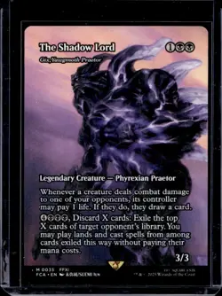 2025 Magic The Gathering Final Fantasy The Shadow Lord Borderless #0035 - Image 1