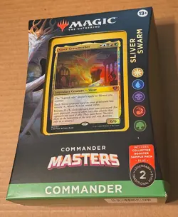 Magic: the Gathering Commander Masters Sliver Swarm Commander Deck - New/Sealed - Image 1