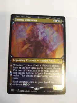 Satoru Umezawa (Showcase) (Foil Etched) Kamigawa: Neon Dynasty Foil - Image 1