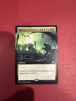 Ruinous Ultimatum Mtg Ikoria Extended Art Nm Near Mint - Image 1