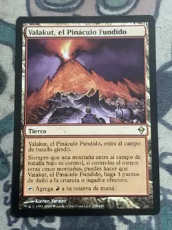 MTG Spanish Valakut, The Molten Pinnacle Zendikar 228/249 Regular Rare Magic - Image 1