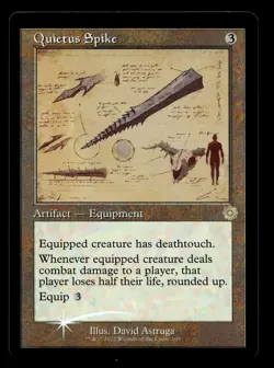 Quietus Spike (Schematic) 109 Foil R The Brothers' War: Retro Frame Artifacts - Image 1