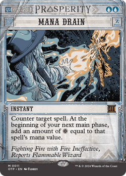 Mana Drain [Outlaws of Thunder Junction: Breaking News] Magic MTG - Image 1