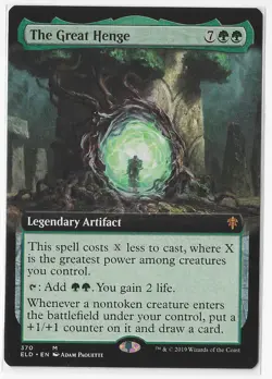 MTG (Extended) "The Great Henge" Throne of Eldraine NM - Free Shipping - Image 1