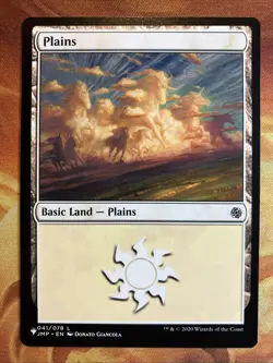 MTG 6 x Basic Land (3 x plains 3 x Island) Commander Deck: Everyone's Invited NM - Image 2
