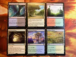MTG 6 x Rare Land Secret Lair Commander Deck: Everyone's Invited Near-Mint - Image 1