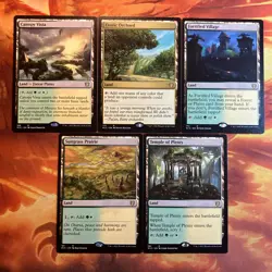 MTG 5 x Rare Land (Selesnya) Commander: Innistrad: Midnight Hunt NM!! - Image 1