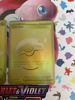 Pikachu v Gold and Pokeball SWSH145/SWSH146 Pokemon TCG Celebrations/ sealed - Image 3