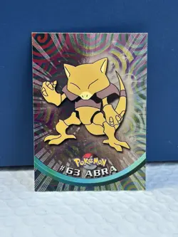 Pokemon Topps Series 2 #63 Abra Flame Foil Holo Mint Very Rare - Image 1