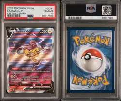 2023 Pokemon Sword & Shield Crown Zenith Galarian Gallery Raikou #GG41 V PSA 10 - Image 3