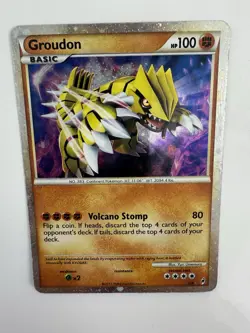 Pokemon TCG GROUDON Call Of Legends SL4 Holo Shiny Rare - Image 1