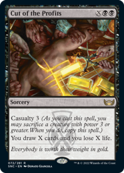 1x Cut of the Profits - Streets of New Capenna - Near Mint, English - MTG! - Image 1