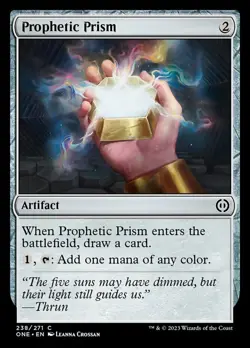 1x Prophetic Prism - Foil - Phyrexia: All Will Be One - Near Mint, English - MTG - Image 1