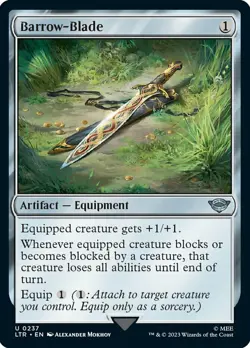 1x Barrow-Blade - Foil - The Lord Of The Rings: Tales Of Middle-Earth - Near Min - Image 1