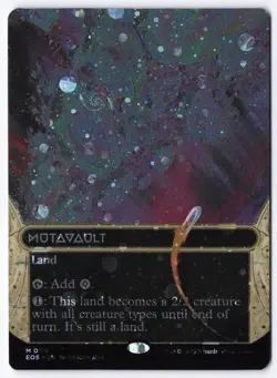 Mutavault (0118) (Borderless) (Galaxy Foil) 118 Foil Edge of Eternities - Image 1