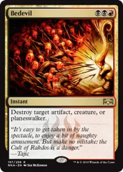 1x Bedevil - Ravnica Allegiance - Near Mint, English - MTG! - Image 1