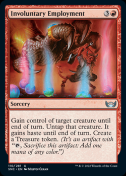 1x Involuntary Employment - Streets of New Capenna - Near Mint, English - MTG! - Image 1