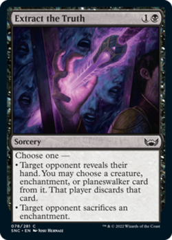 1x Extract the Truth - Streets of New Capenna - Near Mint, English - MTG! - Image 1