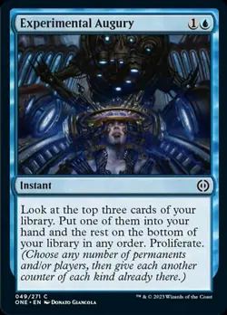 1x Experimental Augury - Phyrexia: All Will Be One - Near Mint, English - MTG! - Image 1